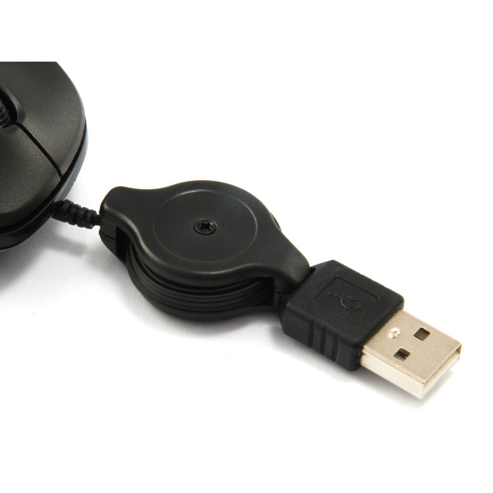 Equip 245103 rato Viagem Ambidestro USB Type-A Ótico 1000 DPI