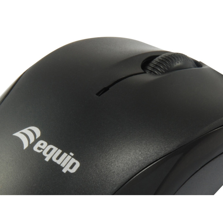 Equip 245103 rato Viagem Ambidestro USB Type-A Ótico 1000 DPI