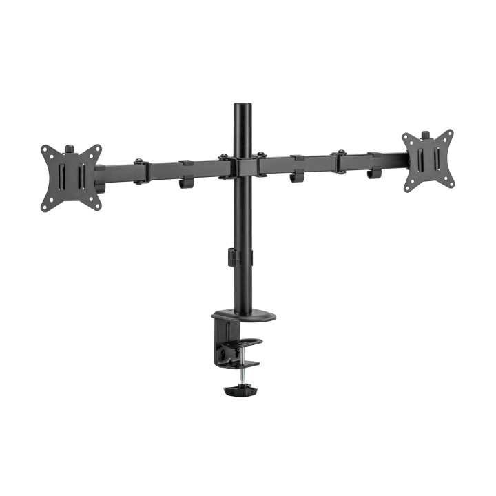 Equip Suporte de montagem de secretária para monitor duplo articulado de 17“-32”, preto