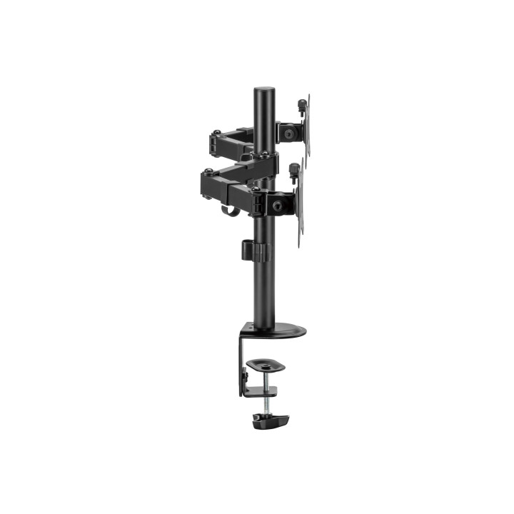 Equip Suporte de montagem de secretária para monitor duplo articulado de 17“-32”, preto