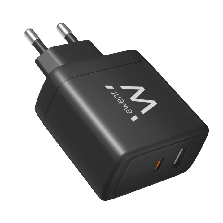 Ewent EW1330 carregador de dispositivos móveis Universal Preto AC Carregamento rápido Interior