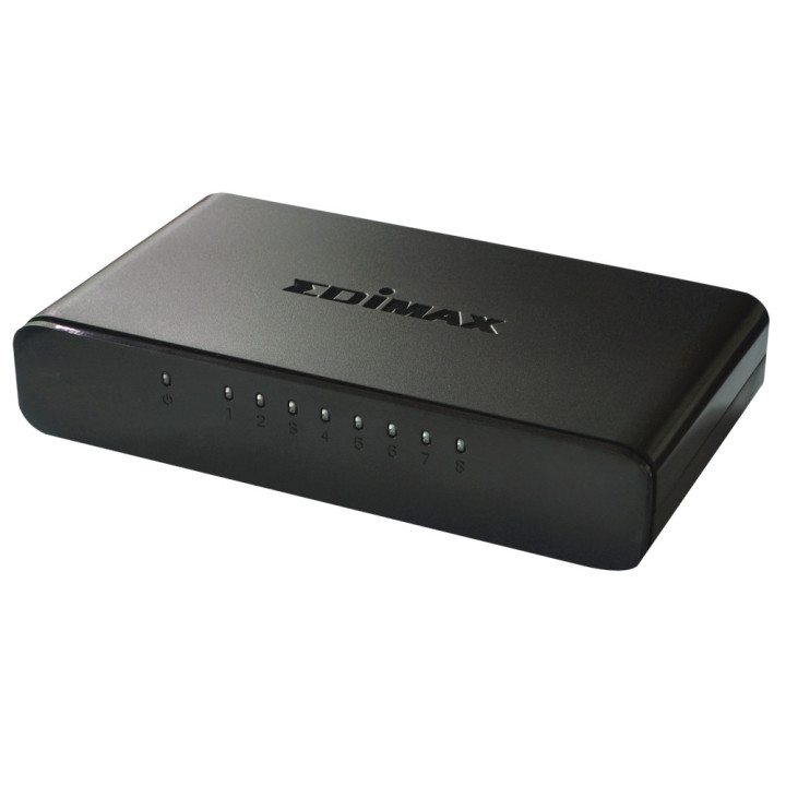 Edimax ES-3308P V2 switch de rede Gerido Fast Ethernet (10 100) Preto