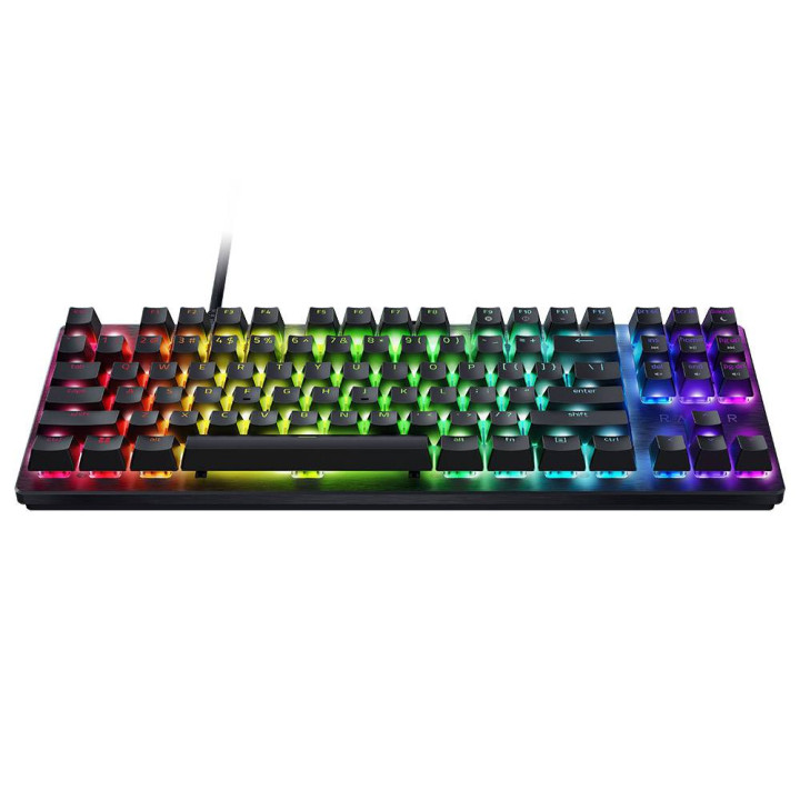 Teclado Mecânico Razer Huntsman V3 X Tenkeyless Purple Switch PT Preto