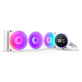 NZXT Kraken Elite 360 RGB Processador Refrigerador líquido all-in-one 12 cm Branco 1 unidade(s)