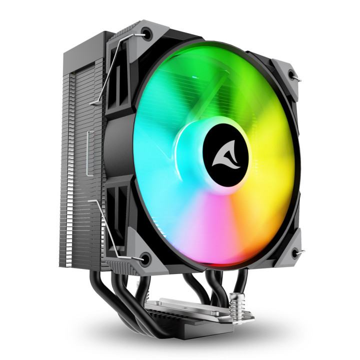 Sharkoon A40 RGB Processador Arrefecimento a ar 12 cm Preto 1 unidade(s)