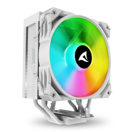 Sharkoon A40 RGB Processador Arrefecimento a ar 12 cm Branco 1 unidade(s)