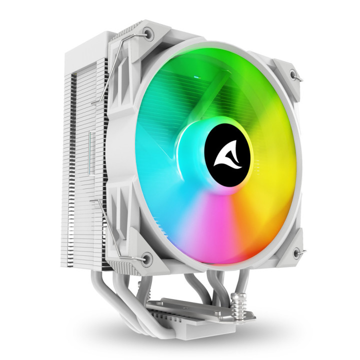 Sharkoon A40 RGB Processador Arrefecimento a ar 12 cm Branco 1 unidade(s)