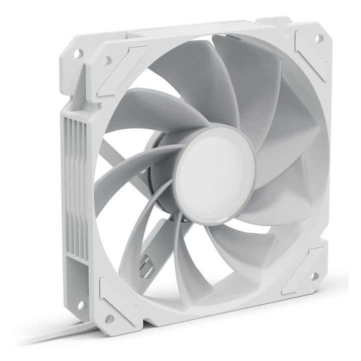 Sharkoon SHARK Mirror RGB PWM REVERSE Caixa de computador Ventoinha 12 cm Branco 1 unidade(s)