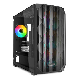 Sharkoon MK3 RGB Micro Tower Preto