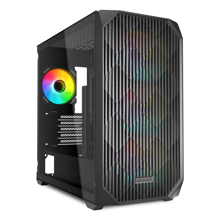 Sharkoon MK3 RGB Micro Tower Preto
