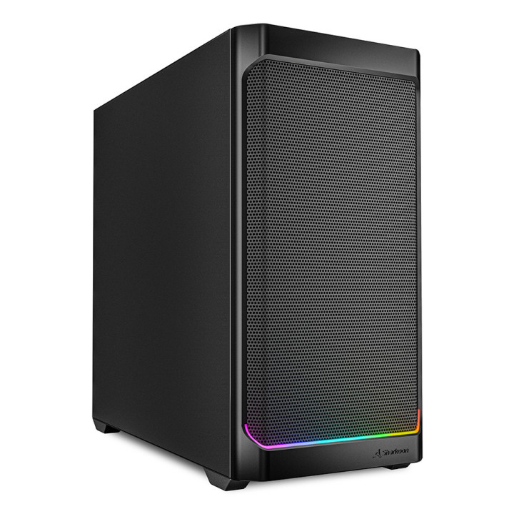 Sharkoon MK4 RGB Strip Micro Tower Preto