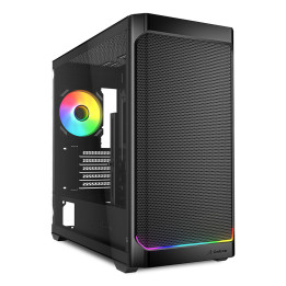 Sharkoon MK4W RGB Strip Micro Tower Preto