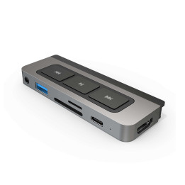 HYPER HD449 base & duplicador de portas Cinzento