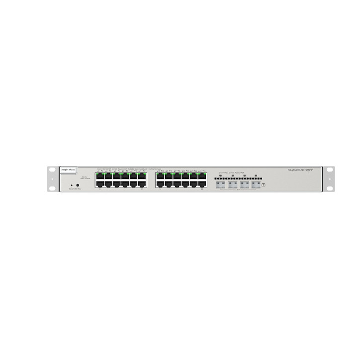 Ruijie Networks RG-NBS5200-24GT4XS-P switch de rede Gerido L3 Gigabit Ethernet (10 100 1000) Power over Ethernet (PoE) Cinzento