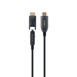 Gembird CCBP-HDMID-AOC-20M cabo HDMI HDMI Type A (Standard) Preto