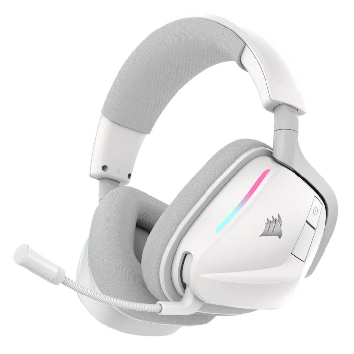 Corsair VOID WIRELESS v2 Auscultadores Com fios e sem fios Fita de cabeça Jogos Bluetooth Branco