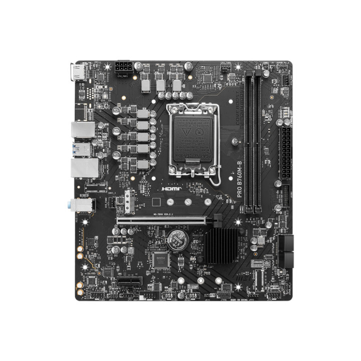 Motherboard MSI PRO B760M-B DDR4 Intel B760 LGA 1700 micro ATX