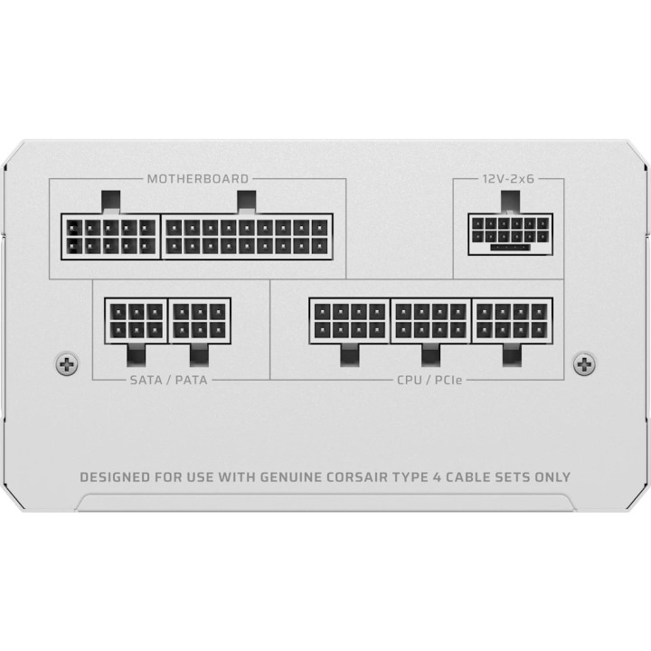 Corsair RMe Series RM850e fonte de alimentação 850 W 20+4 pin ATX ATX Branco