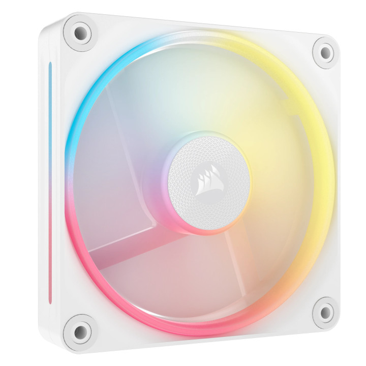 Corsair iCUE LINK LX120-R RGB Caixa de computador Ventoinha 12 cm Branco 1 unidade(s)