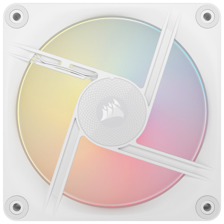 Corsair iCUE LINK LX120-R RGB Caixa de computador Ventoinha 12 cm Branco 1 unidade(s)