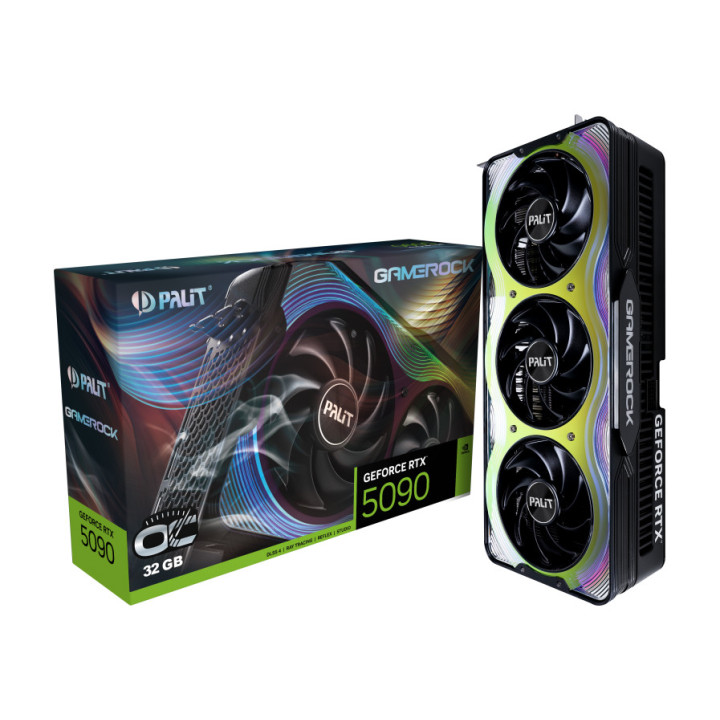 Palit GeForce RTX 5090 GameRock OC NVIDIA 32 GB GDDR7