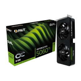 Gráfica Palit GeForce RTX 5060 Ti Dual OC NVIDIA 8 GB GDDR7