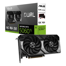 Gráfica ASUS Dual -RTX5060TI-O8G NVIDIA GeForce RTX 5060 Ti 8 GB GDDR7