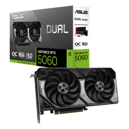 Gráfica ASUS Dual -RTX5060-O8G NVIDIA GeForce RTX 5060 8 GB GDDR7
