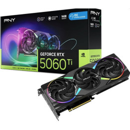 Gráfica PNY GeForce RTX 5060 Ti EPIC-X RGB OC NVIDIA 16 GB GDDR7