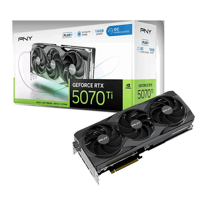 Gráfica PNY GeForce RTX 5070 Ti 16GB NVIDIA GDDR7