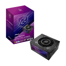 Asrock Phantom Gaming PG-1300G fonte de alimentação 1300 W 20+4 pin ATX ATX Preto