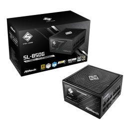 Asrock SL-850G Steel Legend fonte de alimentação 850 W 20+4 pin ATX ATX Preto