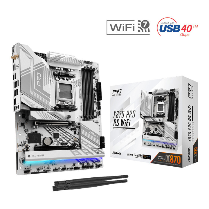 Motherboard Asrock X870 Pro RS WiFi AMD X870 AM5 ATX