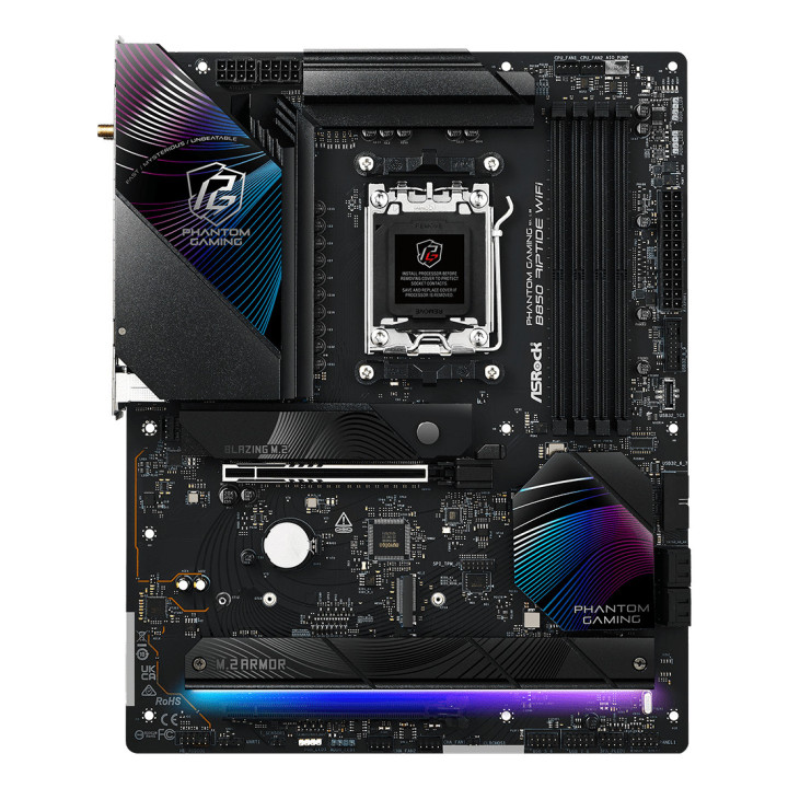 Asrock Phantom Gaming B850 Riptide WiFi AMD B850 Ranhura AM5 ATX