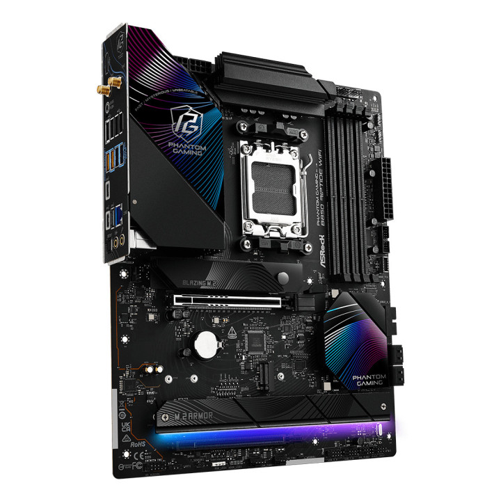 Asrock Phantom Gaming B850 Riptide WiFi AMD B850 Ranhura AM5 ATX