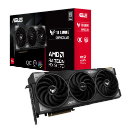 Gráfica ASUS TUF Gaming TUF-RX9070-O16G-GAMING AMD Radeon RX 9070 16 GB GDDR6