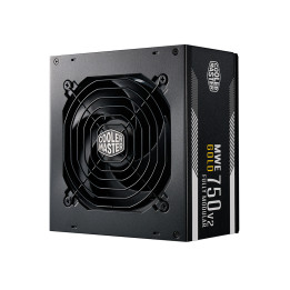 Cooler Master MWE Gold 750 V2 ATX 3.1 fonte de alimentação 750 W 24-pin ATX Preto