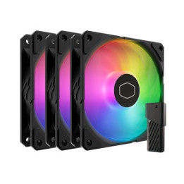 Cooler Master SickleFlow Edge 120 ARGB 3-Pack Fan Kit Caixa de computador Ventoinha 12 cm Preto 1 unidade(s)