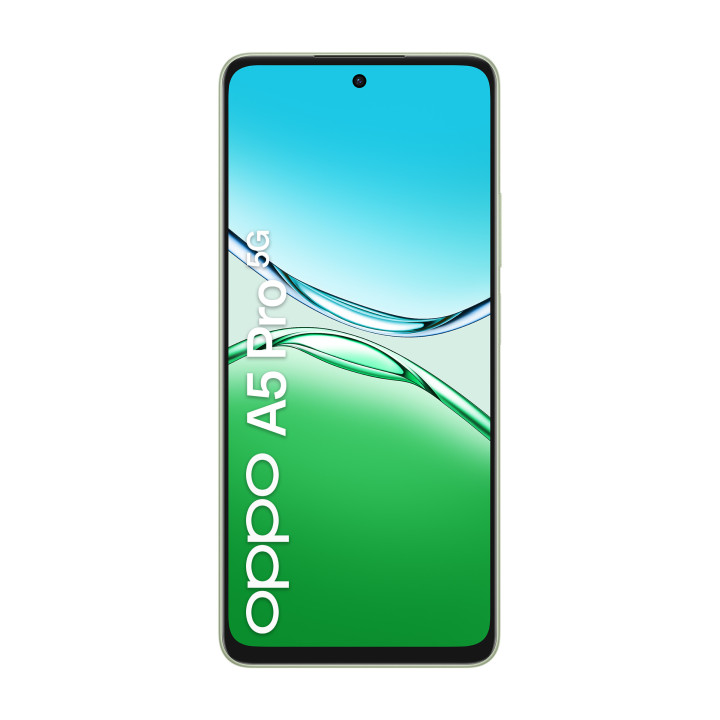 OPPO A5 Pro 5G 16,9 cm (6.67") Dual SIM Android 15 USB Type-C 8 GB 256 GB 5800 mAh Verde, Azeitona