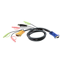 ATEN Cabo KVM USB com SPHD 3 em 1 e áudio 5M