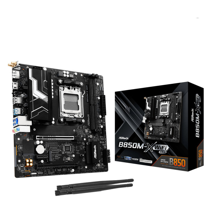 Asrock B850M-X WiFi R2.0 AMD B850 Ranhura AM5 micro ATX