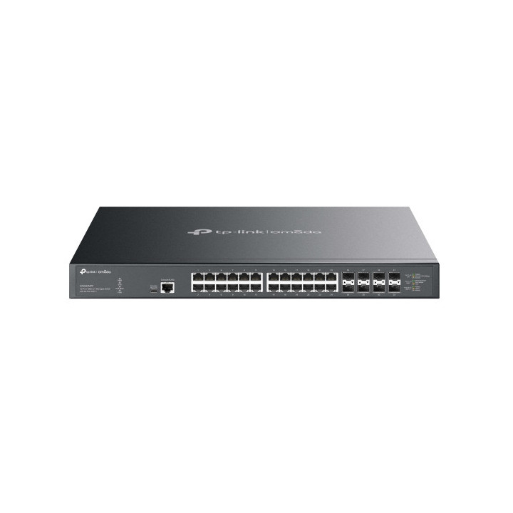 TP-Link Omada SX3832MPP switch de rede Gerido L2+ 10G Ethernet (100 1000 10000) Power over Ethernet (PoE) DIN rail Preto