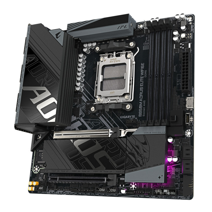 GIGABYTE B850M AORUS ELITE WIFI6E AMD B850 Ranhura AM5 micro ATX