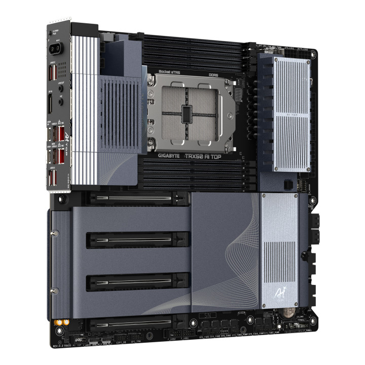 GIGABYTE TRX50 AI TOP-2B motherboard AMD TRX50 Socket sTR5 ATX extensível