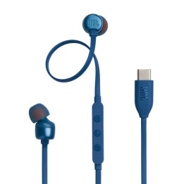 JBL Tune 310C USB Auscultadores Com fios Intra-auditivo Chamadas Música USB Type-C Azul