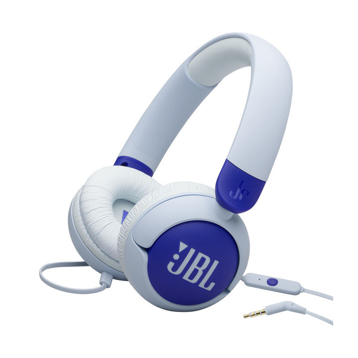 JBL Junior 320 Auscultadores Com fios Fita de cabeça Chamadas Música Azul