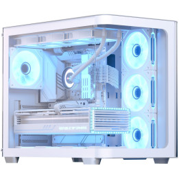 Caixa ATX Aerocool P500C ARGB Tempered Glass Branca