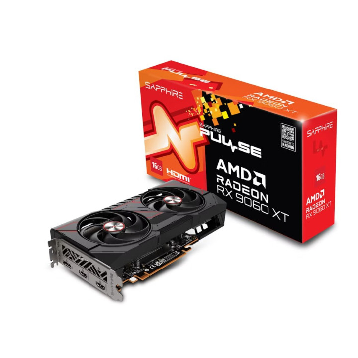 Gráfica Sapphire PULSE AMD Radeon RX 9060 XT 16GB GPU GDDR6