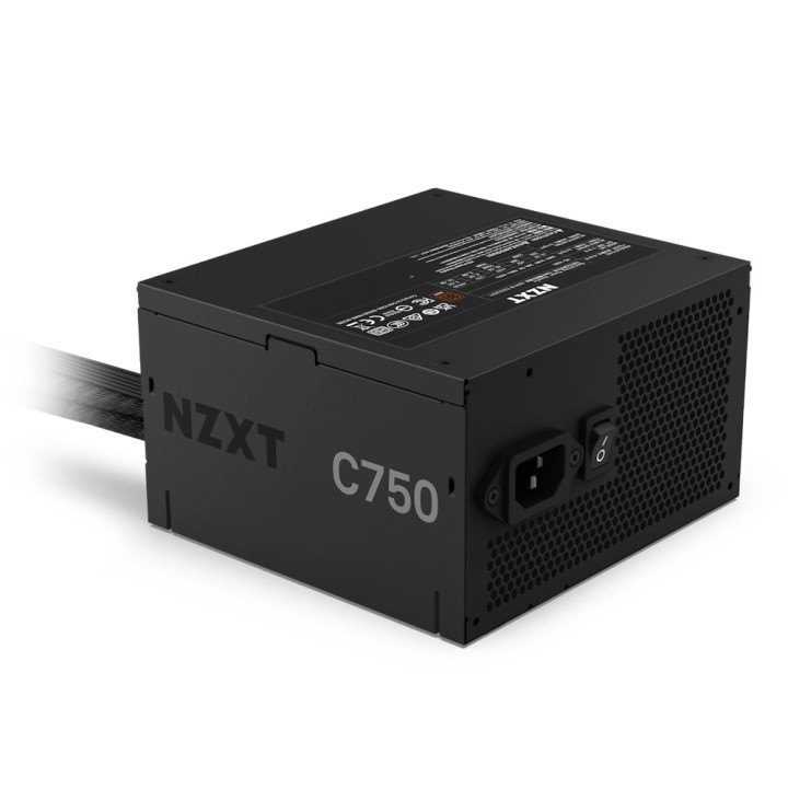 NZXT C750 fonte de alimentação 750 W 24-pin ATX ATX Preto