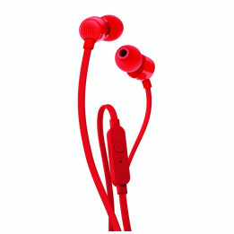 JBL T110 Auscultadores Com fios Intra-auditivo Chamadas Música Vermelho